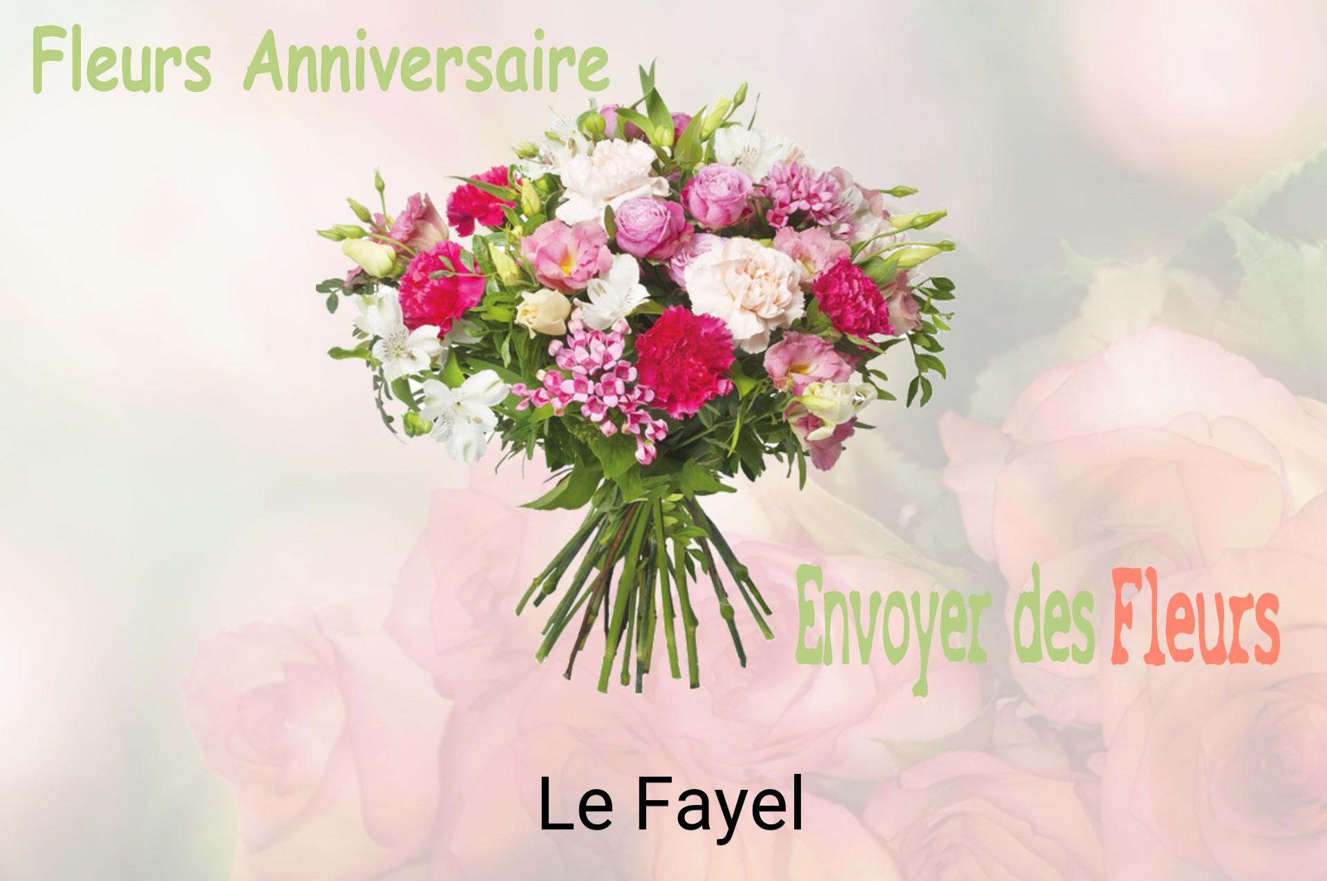 Bouquet de fleurs d’anniversaire livré à Le Fayel